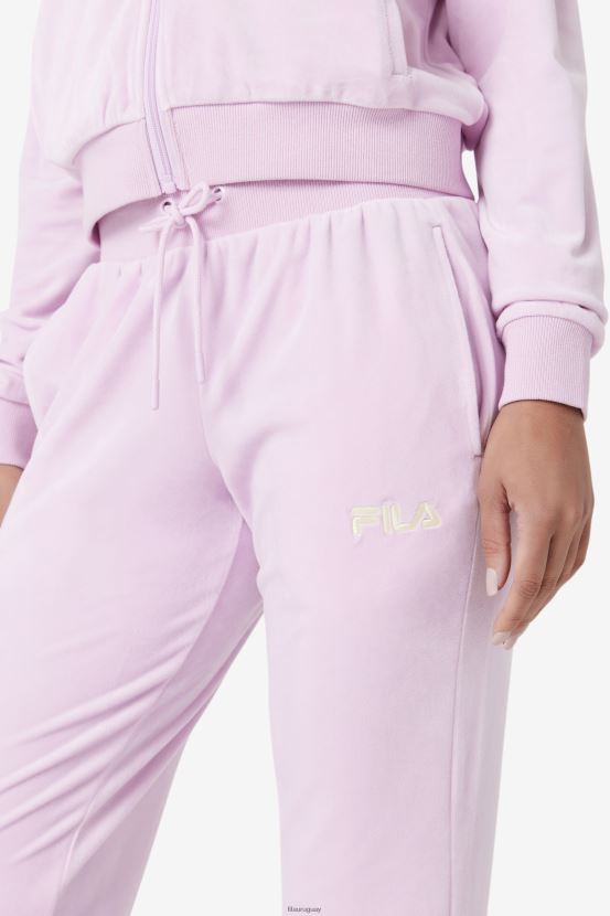 orquídea FILA fila zura velour jogger orquídeas 6L8PR21585