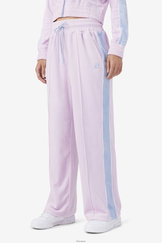 orquídea/azul/blanco FILA fila valery velour pant orquídea/azul/blanco 6L8PR21579
