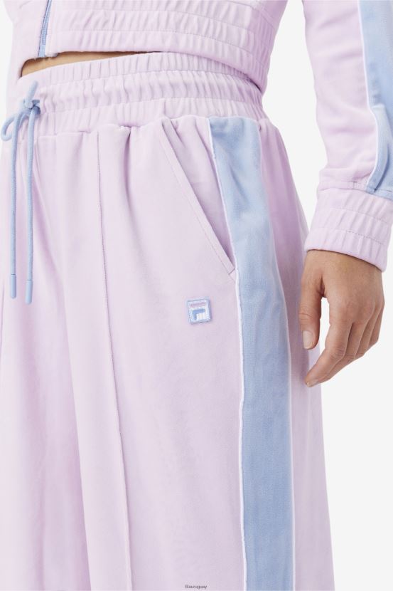 orquídea/azul/blanco FILA fila valery velour pant orquídea/azul/blanco 6L8PR21579