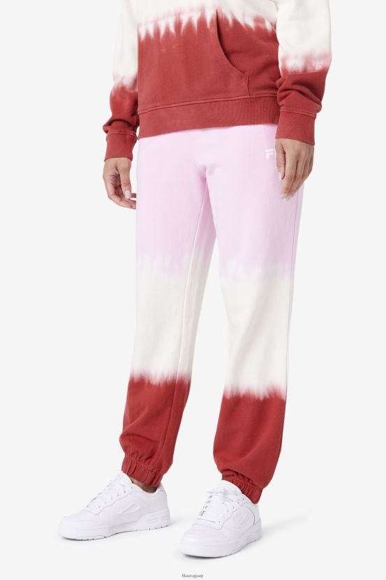 pirueta/blanco/rojo tierra FILA fila pirouette/white/earth red raleigh jogging teñido anudado 6L8PR21660