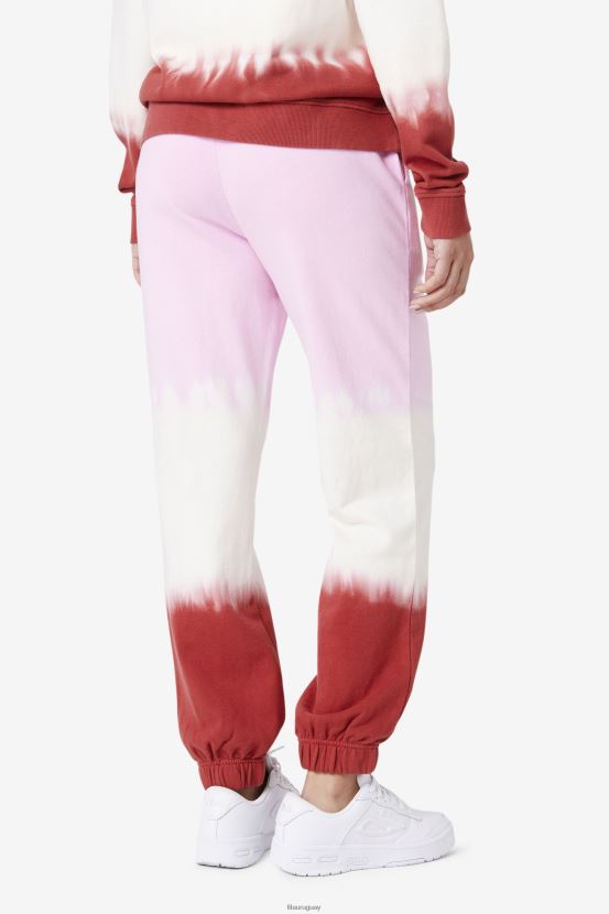 pirueta/blanco/rojo tierra FILA fila pirouette/white/earth red raleigh jogging teñido anudado 6L8PR21660