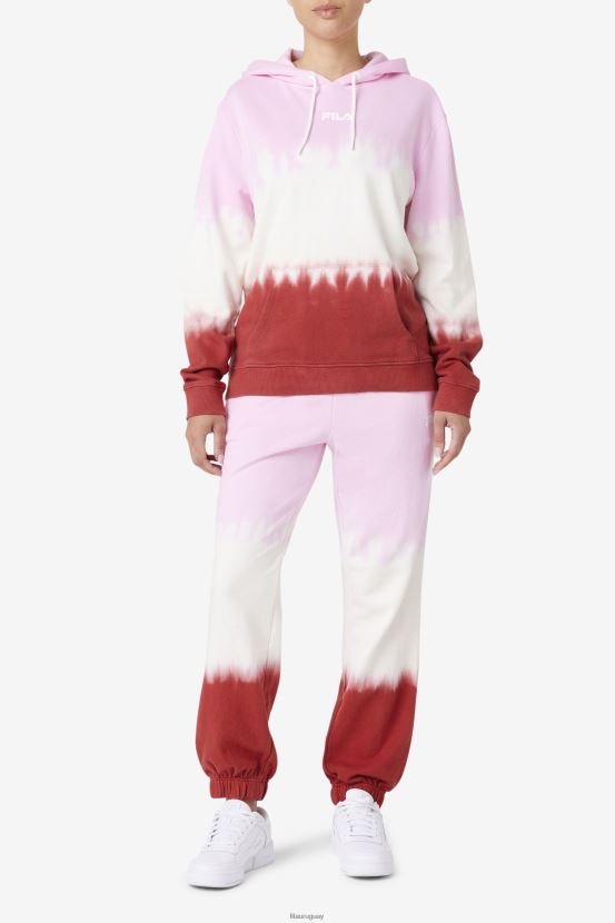 pirueta/blanco/rojo tierra FILA fila pirouette/white/earth red raleigh jogging teñido anudado 6L8PR21660