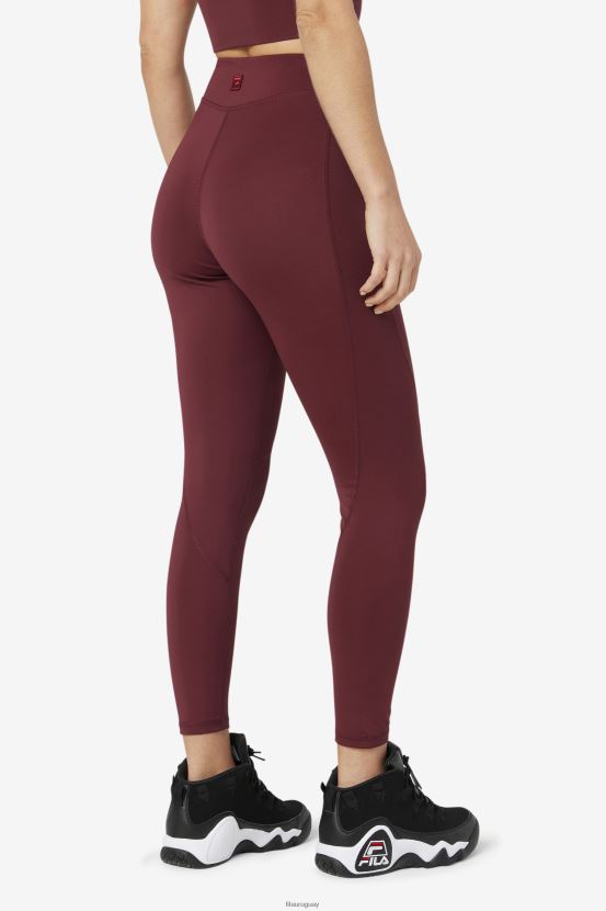 puerto leonado FILA fila emerie legging tawny port 6L8PR21729