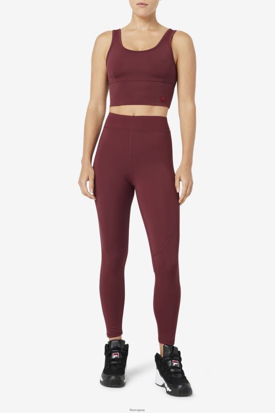 puerto leonado FILA fila emerie legging tawny port 6L8PR21729