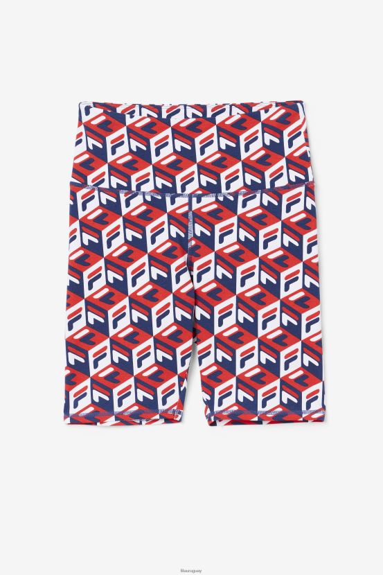 rojo/azul marino/blanco FILA pantalón corto ciclista fila rojo/azul marino/blanco ainhoa 6L8PR21564
