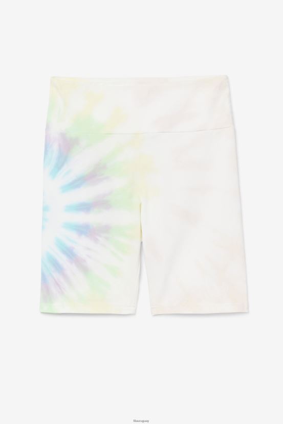 teñido anudado doble crema FILA shorts ciclistas taima tie dye fila double cream tie dye 6L8PR21676