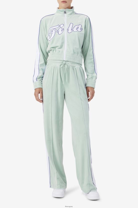 éter/blanco/azul FILA valery velour pant fila ether/blanco/azul 6L8PR21580