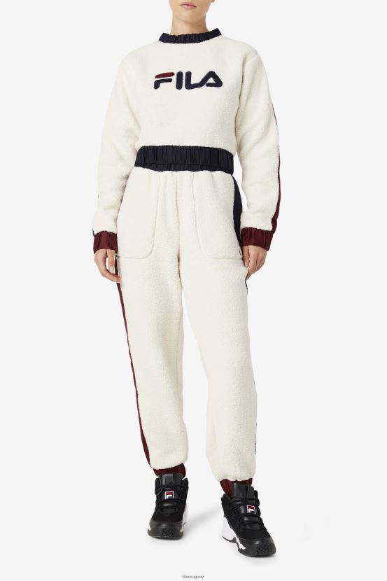 tofu/peacoat/porto leonado FILA tofu/peacoat/tawny port fila malia jogger 6L8PR21587