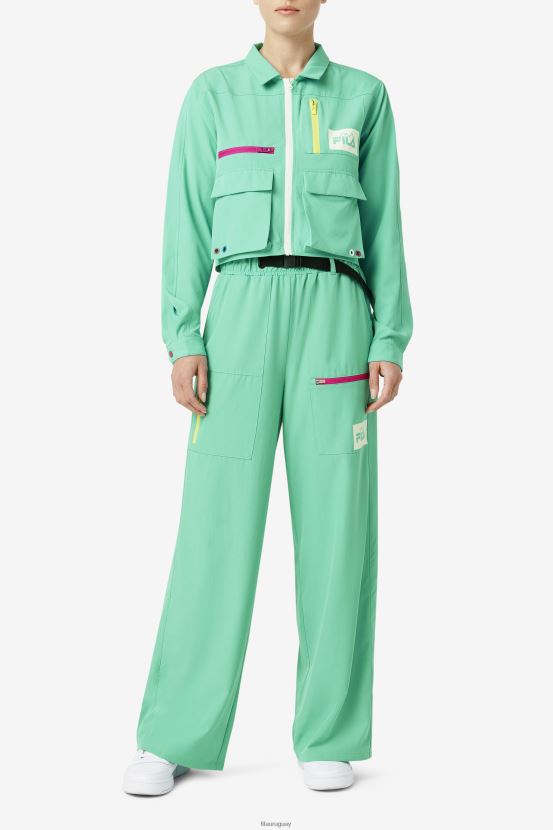 verde marino FILA pantalón fila ulani verde marino 6L8PR21627