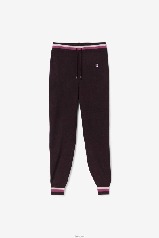 vino de uva/colorete/popurrí FILA fila frankie knit pant vino de uva/rouge/potpourri 6L8PR21561