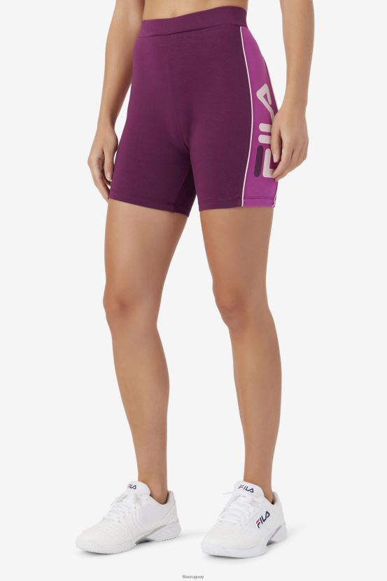vino de uva/colorete/popurrí FILA pantalón corto para bicicleta fila davina uva vino/rouge/potpourri 6L8PR21699