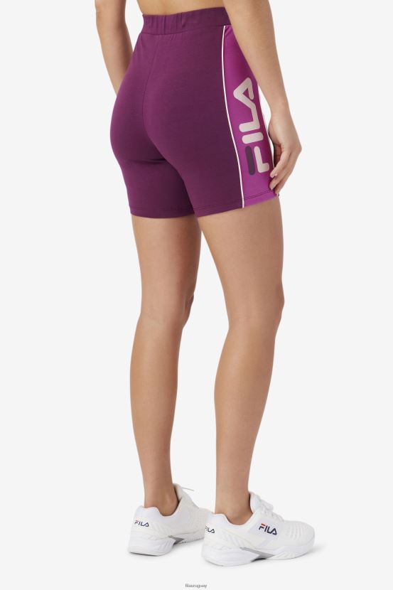 vino de uva/colorete/popurrí FILA pantalón corto para bicicleta fila davina uva vino/rouge/potpourri 6L8PR21699
