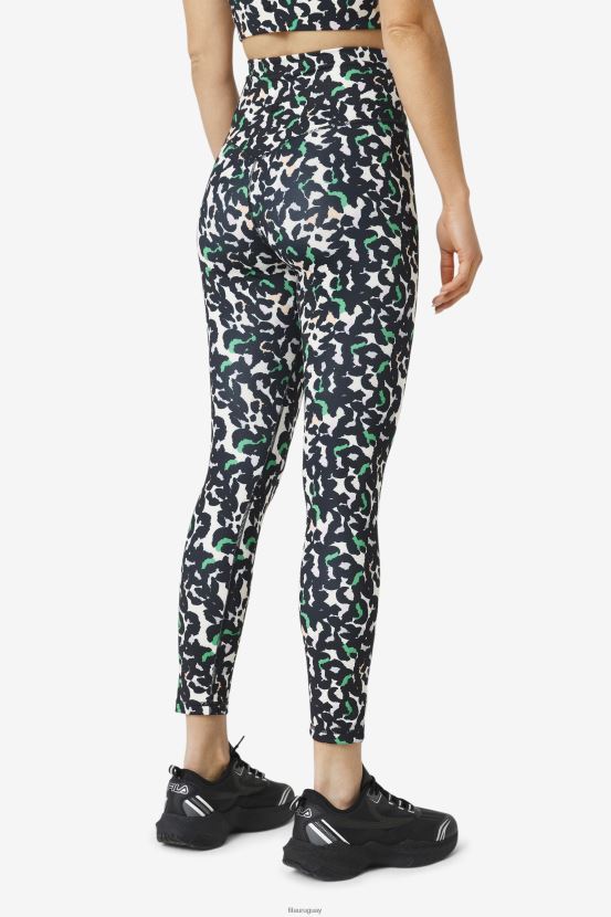 animales negros FILA leggings fila forza 7/8 elegantes con animales negros 6L8PR21971