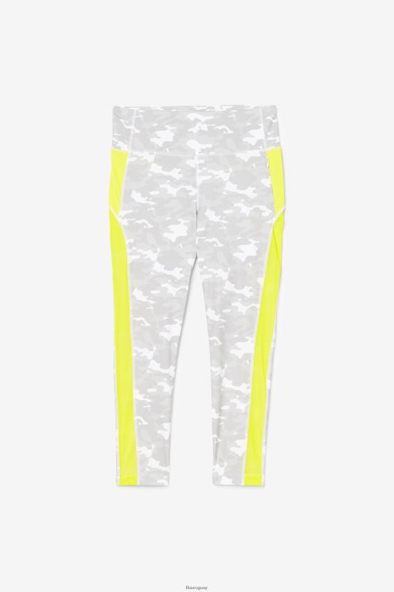blanco/azufre FILA leggings fila 7/8 en contraste blanco/azufre forza 6L8PR21978
