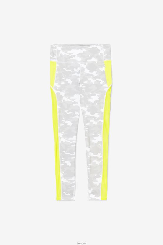 blanco/azufre FILA leggins forza contrast 7/8 blanco/azufre fila 6L8PR21967
