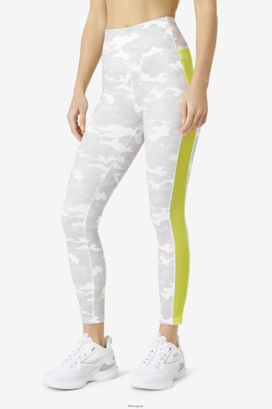 blanco/azufre FILA leggins forza contrast 7/8 blanco/azufre fila 6L8PR21967