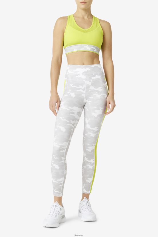 blanco/azufre FILA leggins forza contrast 7/8 blanco/azufre fila 6L8PR21967