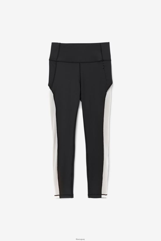 blanco negro FILA leggings fila negro/blanco forza contrast 7/8 6L8PR21966