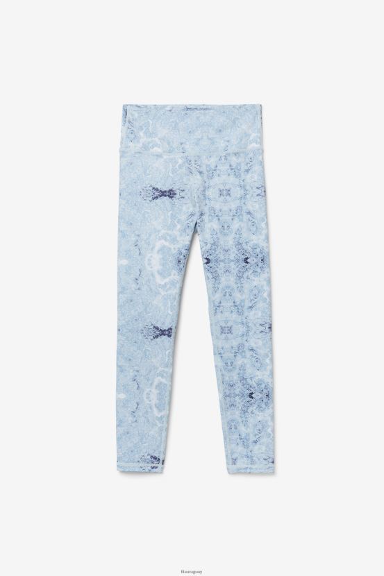 estampado de niebla azul FILA leggings 7/8 forza elegantes con estampado de niebla azul fila 6L8PR21974