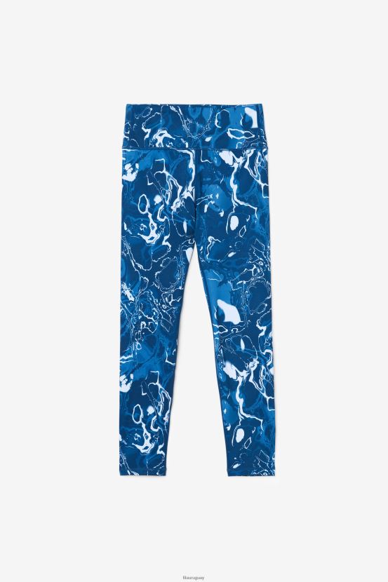 mármol azul marino FILA fila forza leggings 7/8 elegantes azul marino mármol 6L8PR21969