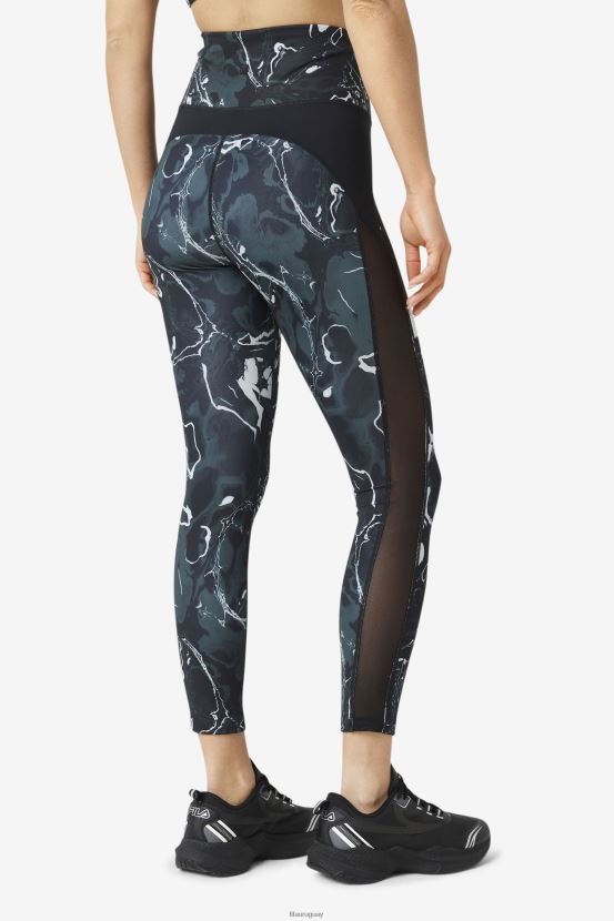 mármol negro FILA leggings forza contrast 7/8 fila negro mármol 6L8PR21964