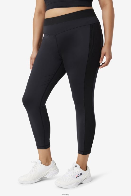 negro FILA Legging fila forza textura negro cintura alta 6L8PR21995