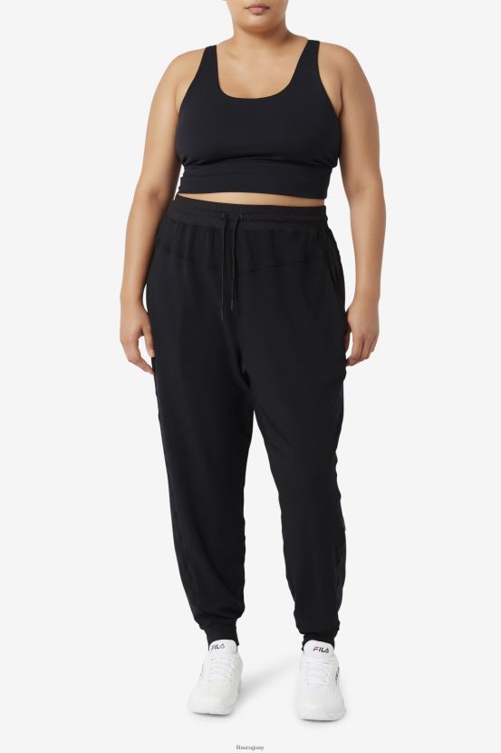 negro FILA fila fi-lux textura jogger negro 6L8PR22011