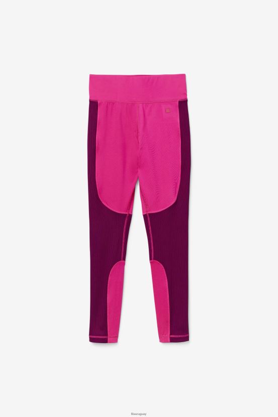 rosa brillante/morado magenta FILA Fila leggings largos texturizados forza rosa brillante/magenta morado 6L8PR21990