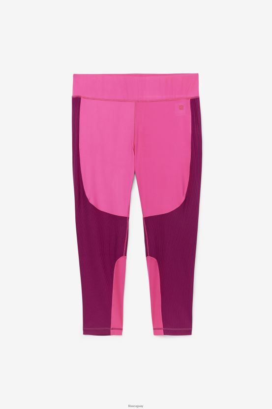 rosa brillante/morado magenta FILA legging largo texturizado forza rosa brillante/morado magenta fila 6L8PR22003