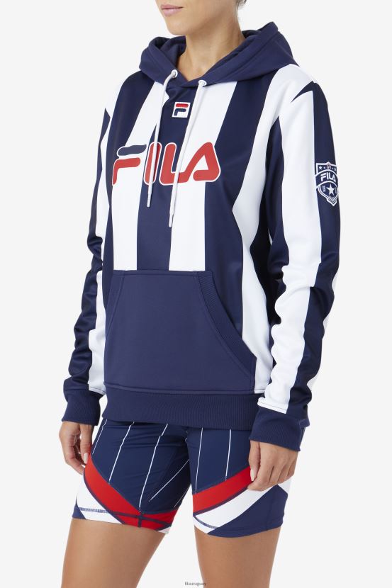 azul marino/blanco FILA sudadera fila kimilah azul marino/blanco 6L8PR21506