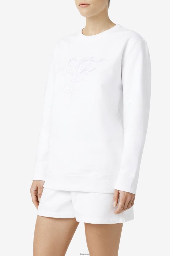 blanco FILA sudadera fila izabella blanca 6L8PR21519