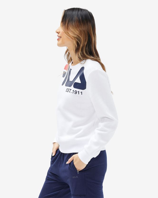 blanco FILA zapatillas fila grazia blancas para mujer 6L8PR22956