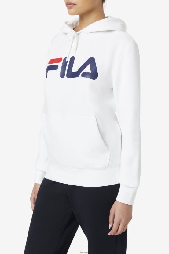 blanco/chaquetón FILA fila lucy sudadera con capucha blanca/peacoat 6L8PR21524