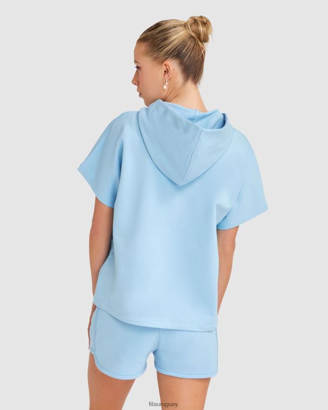 lago glaciar FILA sudadera fila spencer ss para mujer con capucha glacier lake 6L8PR22815