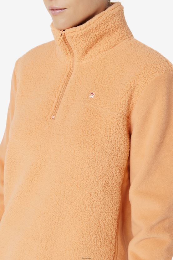 naranja/cayena FILA jersey con cremallera cuarto naranja/cayena pradera fila 6L8PR21518
