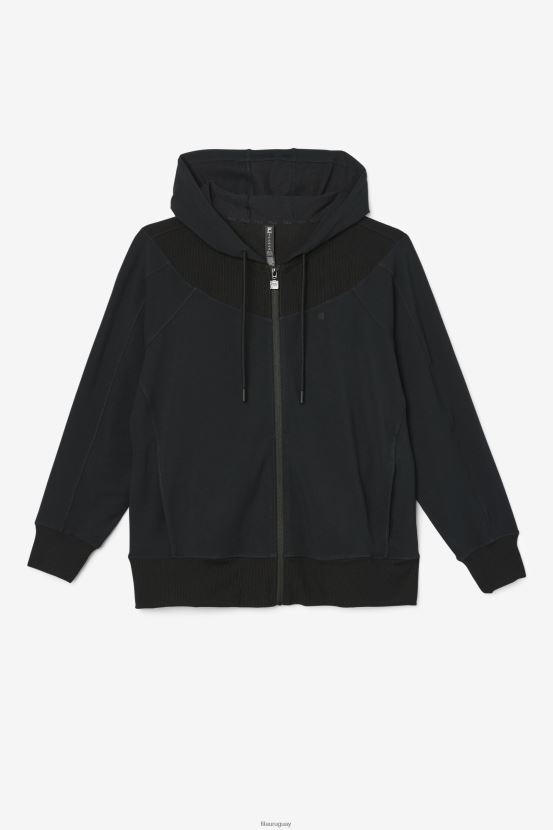 negro FILA sudadera fi-lux slim con cremallera completa fila negro 6L8PR21886