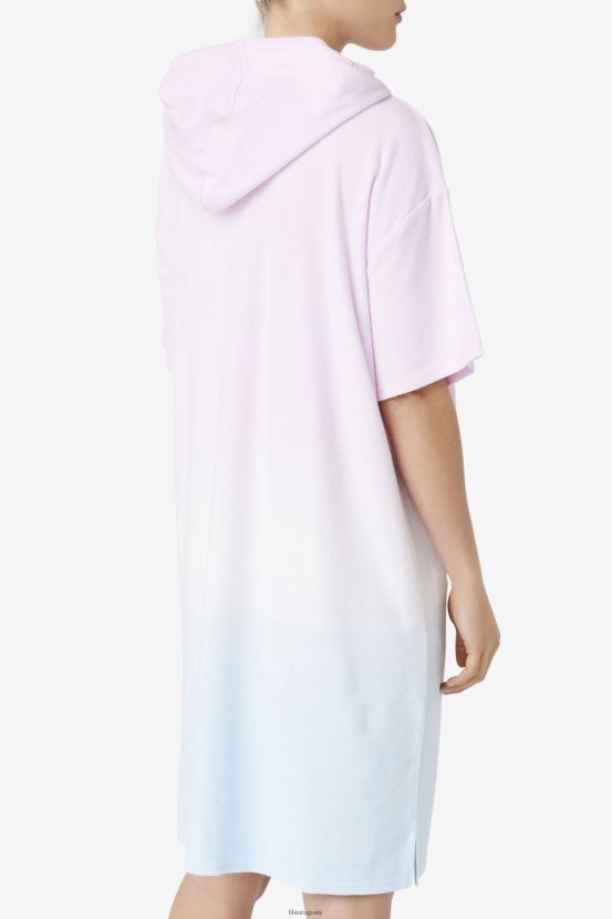 orquídea/azul/melocotón tierno FILA poncho con capucha fila cali orquídea/azul/melocotón tierno 6L8PR21503