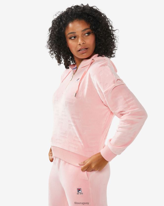 rosa pálida FILA fila aspena qtr zip mujer rosa pálido 6L8PR22971