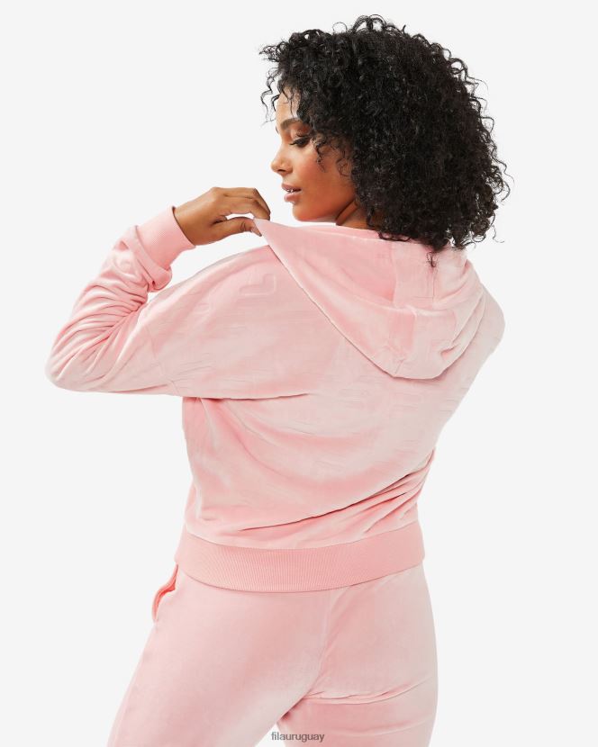 rosa pálida FILA fila aspena qtr zip mujer rosa pálido 6L8PR22971