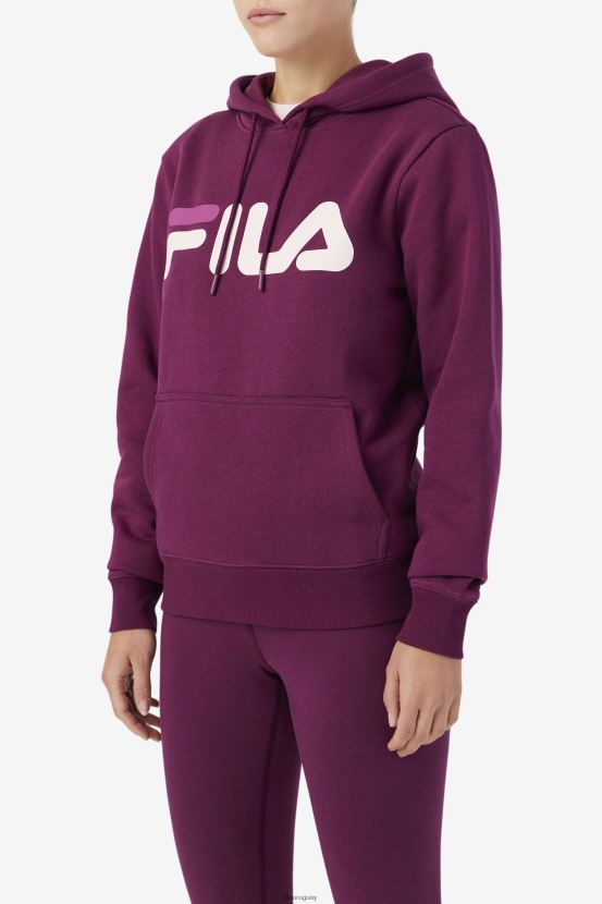 vino de uva/popurrí/rojo FILA lucy sudadera con capucha fila uva vino/potpourri/rouge 6L8PR21526