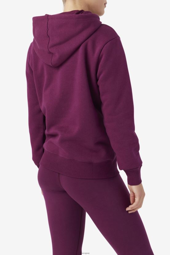 vino de uva/popurrí/rojo FILA lucy sudadera con capucha fila uva vino/potpourri/rouge 6L8PR21526