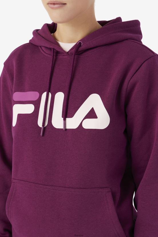 vino de uva/popurrí/rojo FILA lucy sudadera con capucha fila uva vino/potpourri/rouge 6L8PR21526