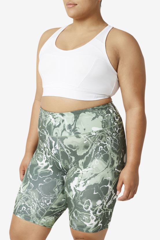 blanco FILA sujetador deportivo blanco uplift con espalda cruzada de fila 6L8PR21834