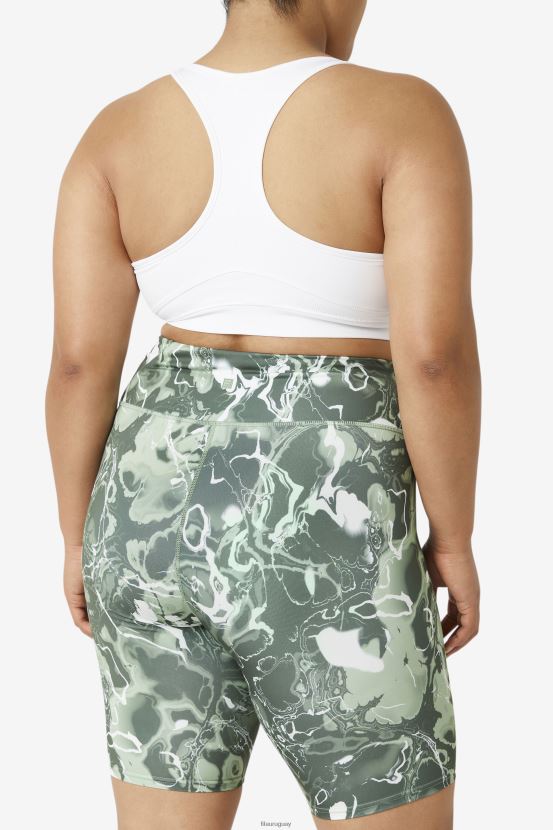blanco FILA sujetador deportivo blanco uplift con espalda cruzada de fila 6L8PR21834