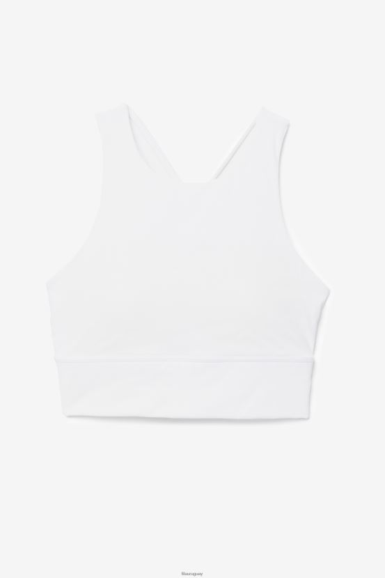 blanco FILA sujetador deportivo fila uplift blanco con cuello alto 6L8PR21809