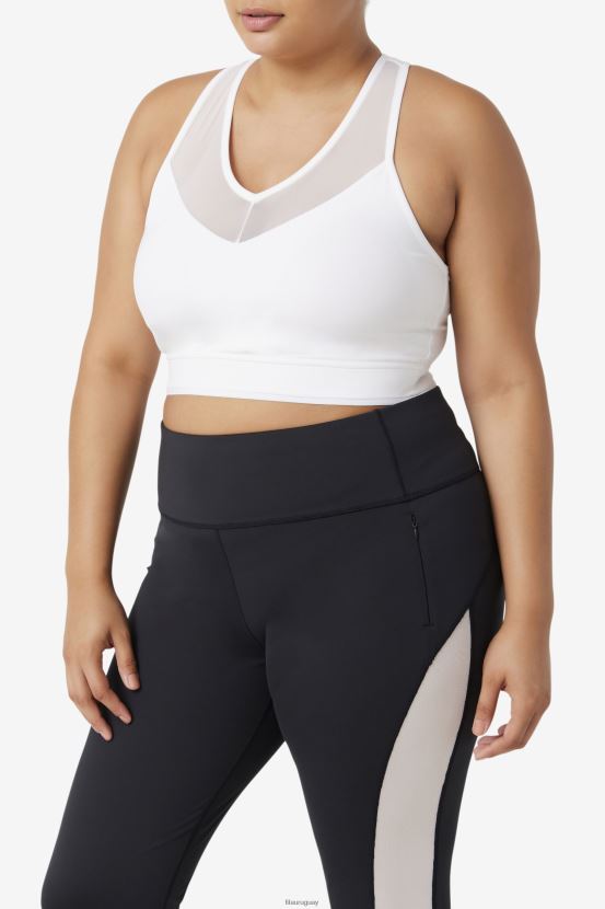 blanco FILA sujetador uplift racerback blanco fila 6L8PR21847