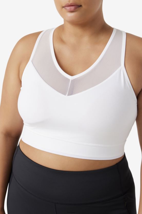 blanco FILA sujetador uplift racerback blanco fila 6L8PR21847