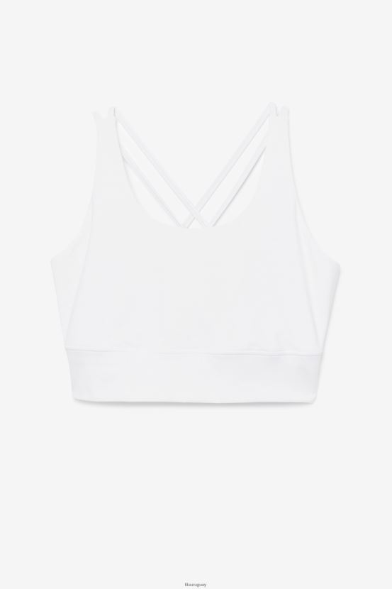 blanco FILA top sujetador con espalda cruzada uplift fila blanco 6L8PR21826