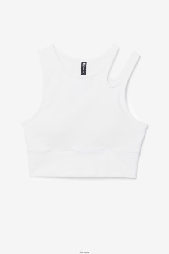 blanco FILA top sujetador uplift slice crop blanco fila 6L8PR21823