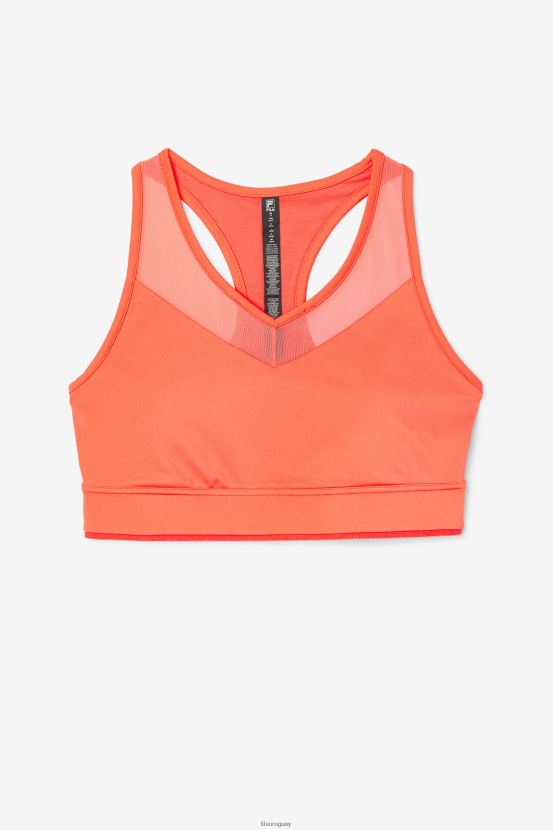 coral caliente FILA sujetador fila uplift racerback coral caliente 6L8PR21849